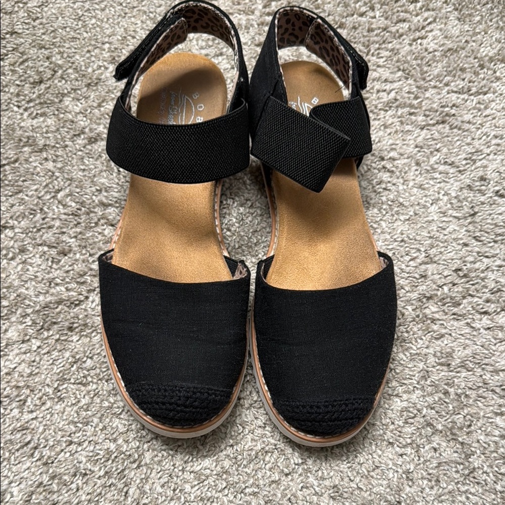 BOBS from Skechers Black Espadrilles